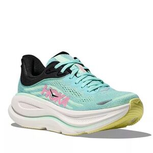 Hoka Bondi Blue Spark / Mint Fluorite Size 9